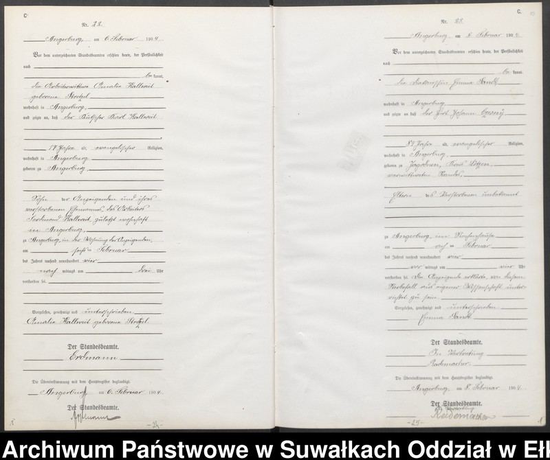 image.from.unit.number "Sterbe-Neben-Register des Preussischen Standes-Amtes Angerburg Kreis Angerburg"