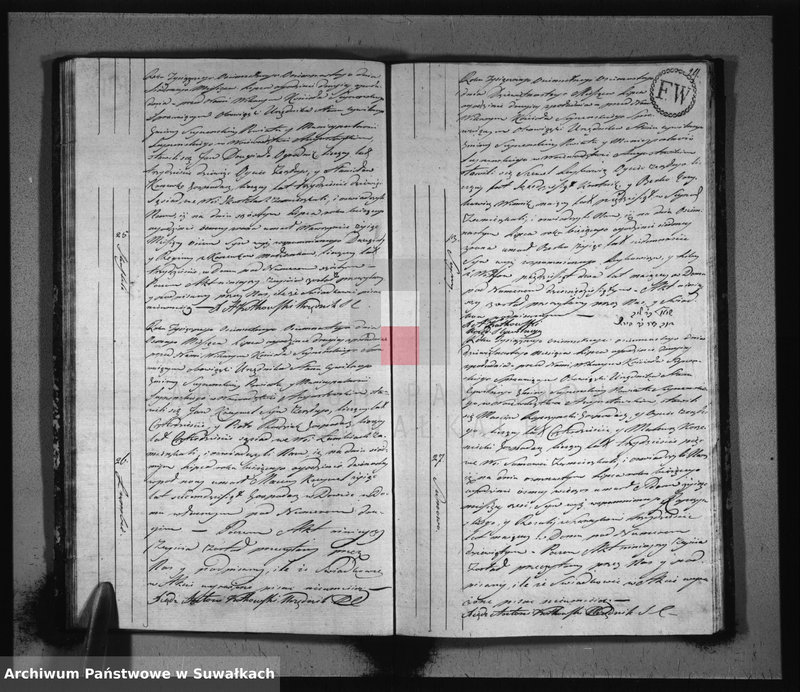 image.from.unit.number "Akta zeszłych stanu cywilnego gminy seyneńskiey od 1-go stycznia 1818 roku."