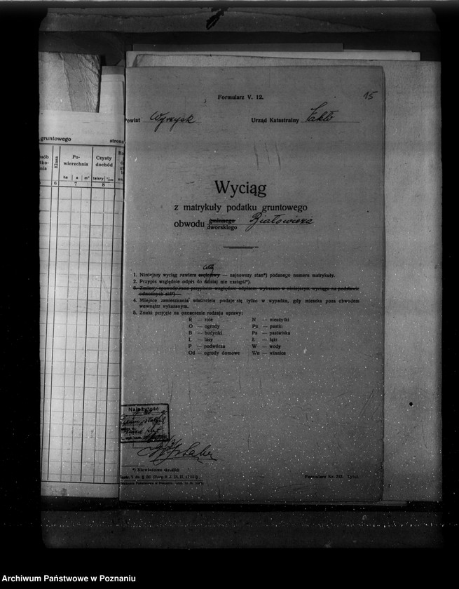 Obraz 20 z jednostki "Zestawienie parcel katastralnych i powierzchni nowego pomiaru"