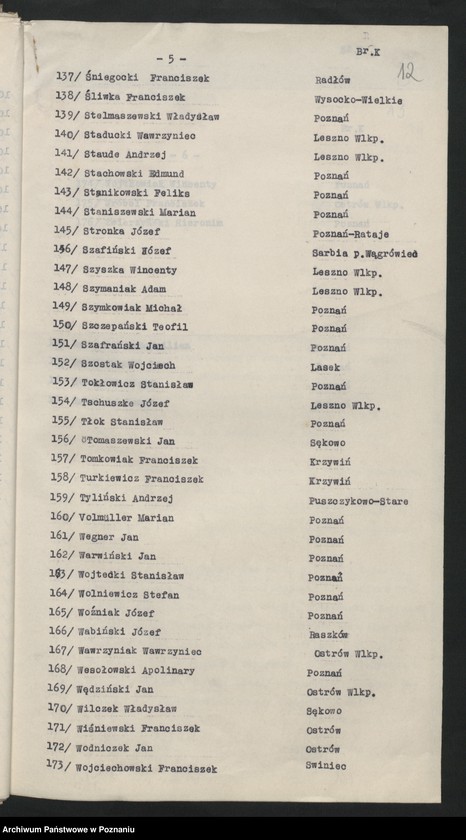 Obraz 15 z jednostki "Korespondencja Zarządu Głównego Związku Powstańców Wielkopolskich."
