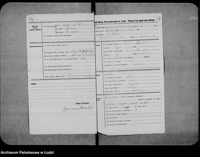 Obraz 13 z jednostki "Kwestionariusze sekcji pań"