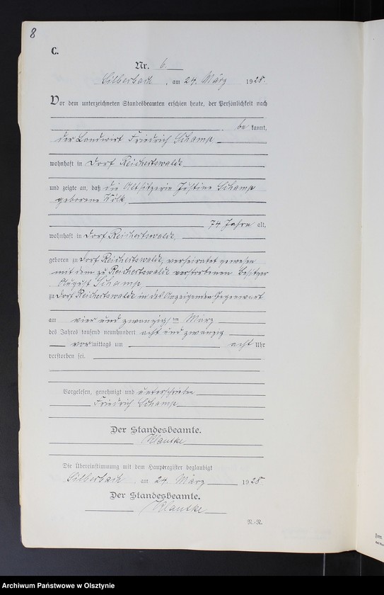 image.from.unit.number "Sterbe-Neben-Register Nr 1 - 28"