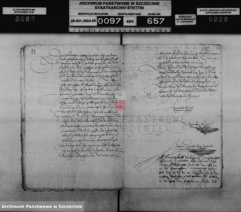 Obraz 9 z jednostki "Paul v. Glasenapp zu Pollnow und Manow / Martin v. Kleist zu Dargen: Bürgschaftsschuld [für Joachim v. Puttkamer zu Poberow]."