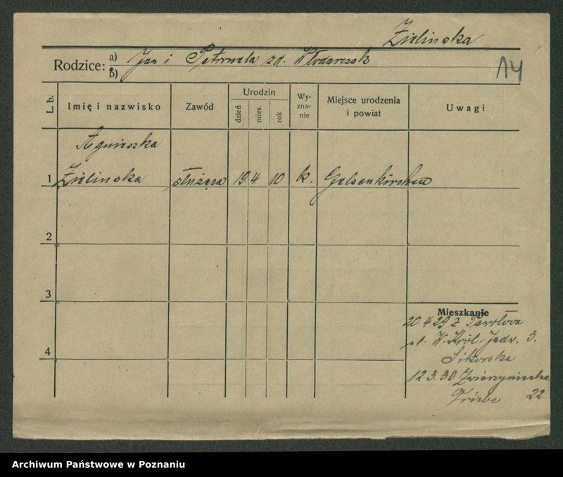Obraz 16 z jednostki "Zielinski (samotne kobiety)"