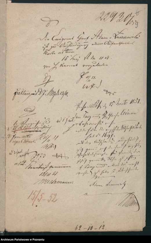 Obraz 12 z jednostki "A. betr. Adam von Łuszczewski"