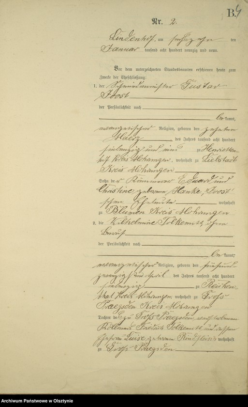 image.from.unit.number "Heiraths-Neben-Register Nr 1 - 16"