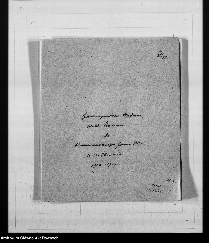 image.from.unit.number "Do Branickiego Jana Klemensa, kaszt.krak., het.w.kor."