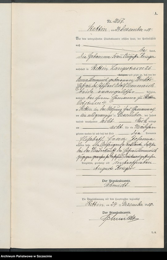 Obraz 5 z jednostki "Geburts-Register"