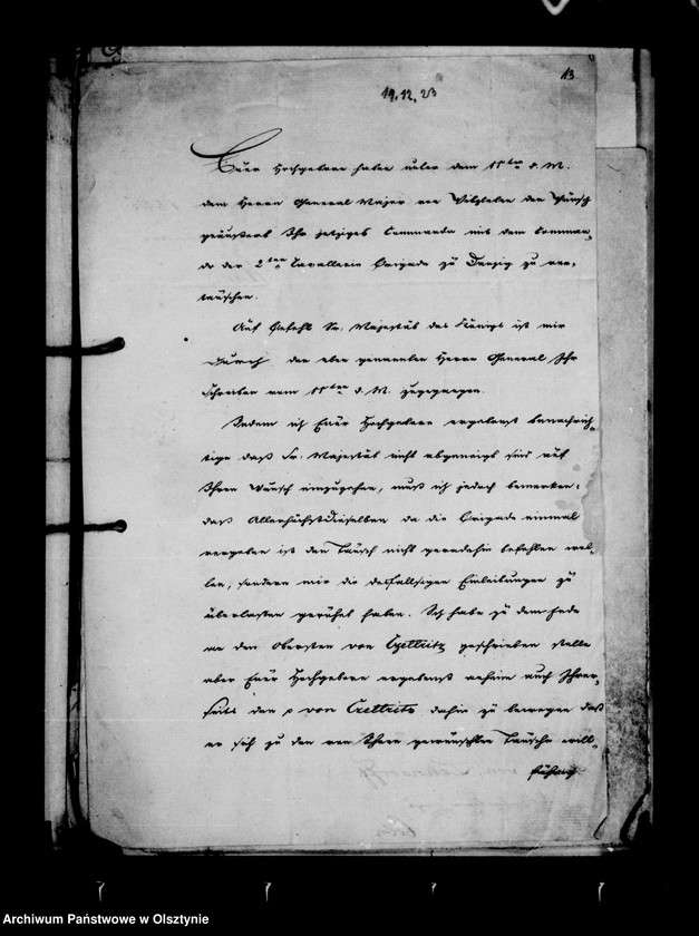 image.from.unit.number "/Akten die Militärdienstzeit des Gf. Karl Friedrich Ludwig Christian v. Lehndorff betr./"