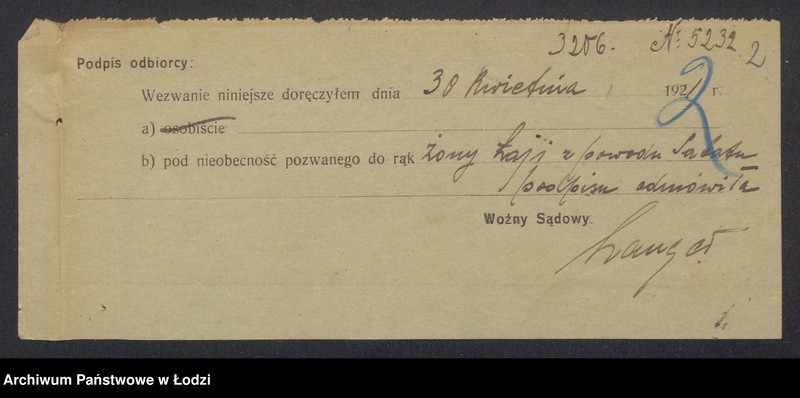 Obraz 4 z jednostki "Lauzer Hersz Herman- sprzedaż przędzy"