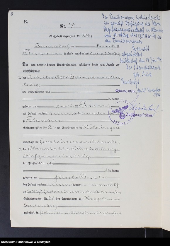 image.from.unit.number "Heirats-Neben-Register Nr 1-21"