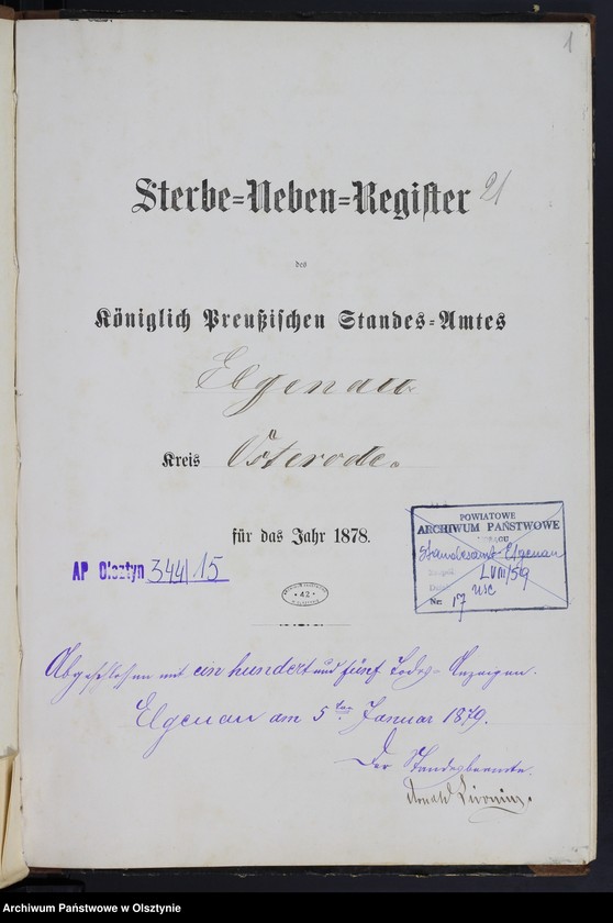 image.from.unit.number "Sterbe-Neben-Register Nr 1 - 105"