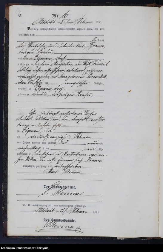 image.from.unit.number "Sterbe-Neben-Register Nr 1 - 74"