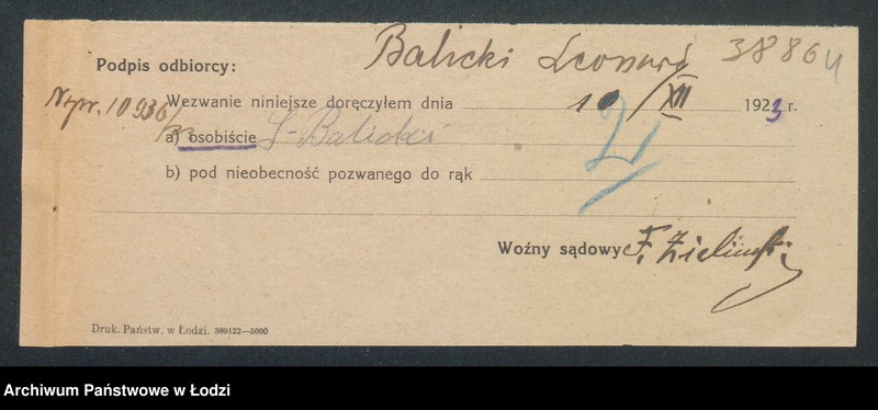 Obraz 6 z jednostki "Leonard Balicki – wyrób i sprzedaż obuwia"