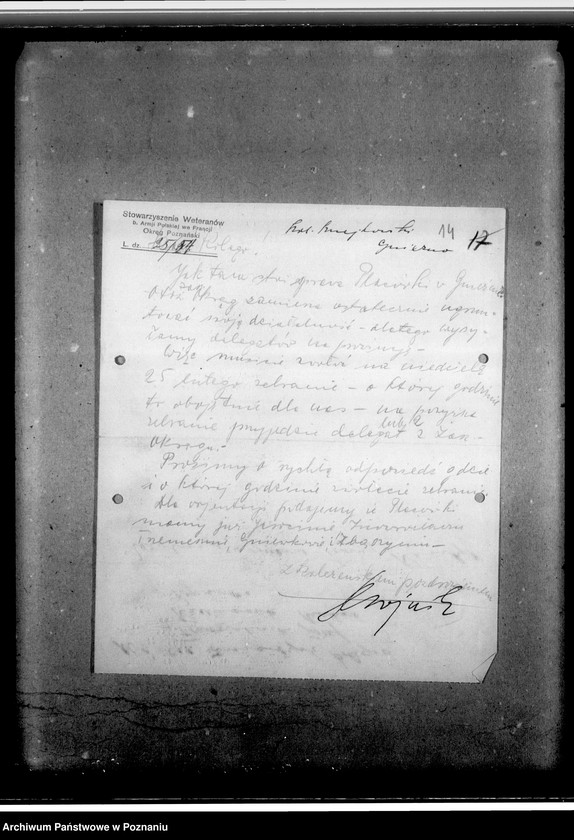 image.from.unit.number "Sprawy organizacyjne i personalne - korespondencja, ewidencja członków, skład zarządu, organizacja"