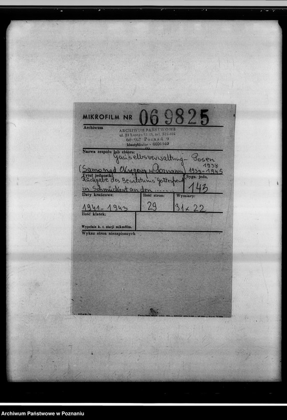 Obraz 2 z jednostki "Rückgabe des Besitztums "Gottesfreude" in Schmäkert an den Superintendenten i.R. Leibrandt in Breslau."