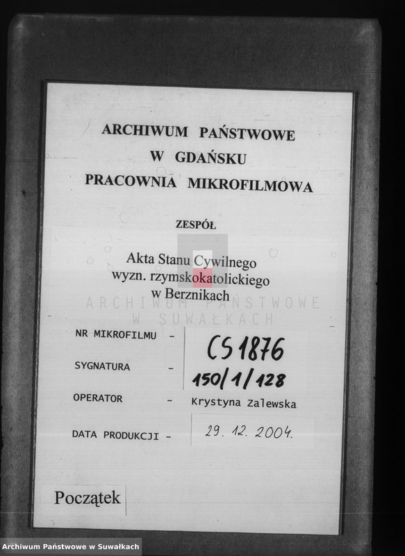 image.from.unit.number "Księga akt urodzeń, małżeństw, zgonów [wyznania rzymskokatolickiego parafii w Berznikach]"
