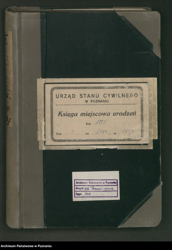 Obraz 2 z jednostki "Księga urodzeń t. III"