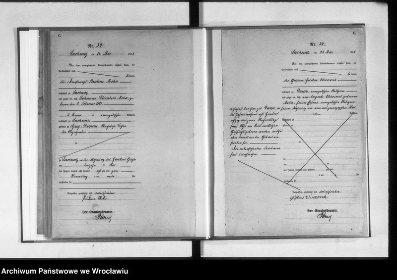 image.from.unit.number "Sterbehauptregister des Standesamtes Laskowitz 1882"