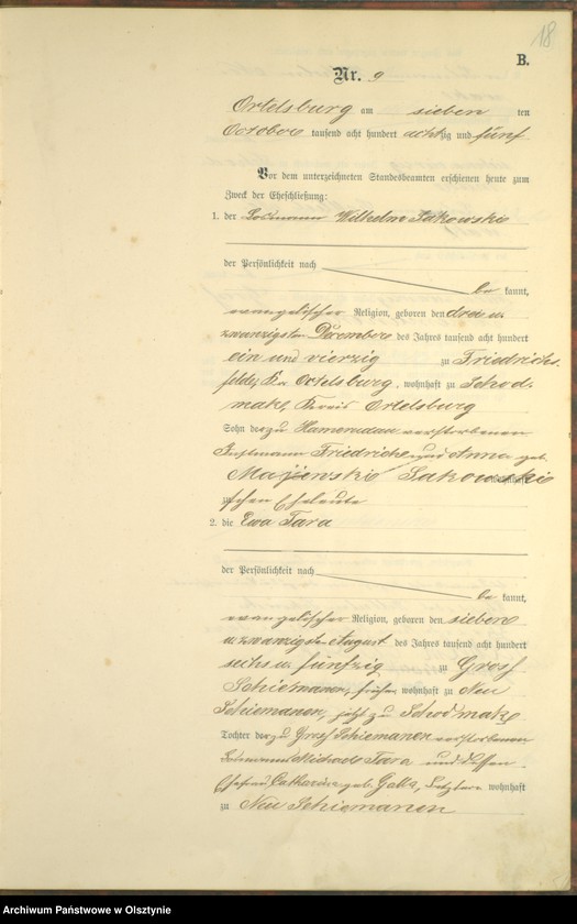 image.from.unit.number "Heiraths-Haupt-Register Nr 1 - 15"