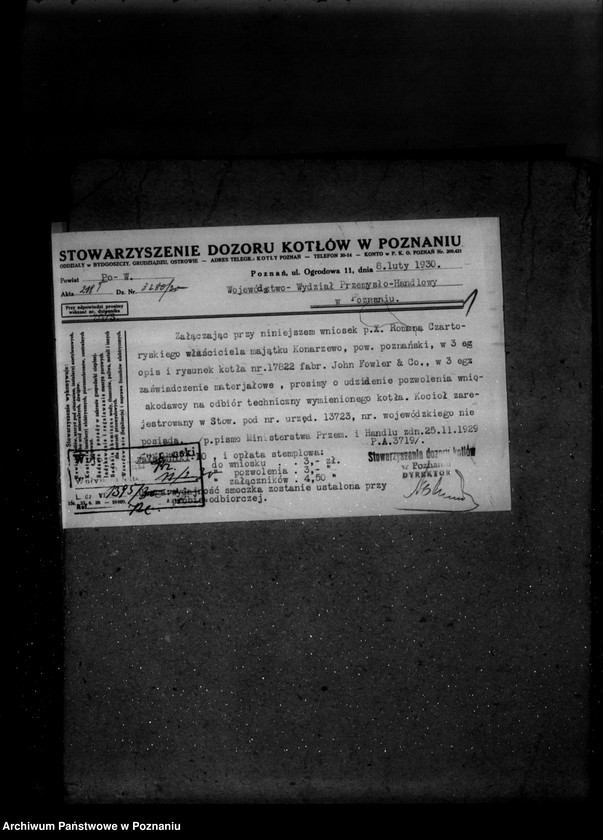 Obraz 5 z jednostki "Majętność Konarzewo powiat poznański nr woj. kotła 6419"