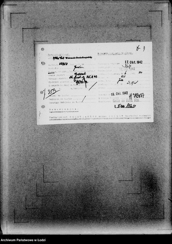 Obraz 13 z jednostki "306 Rucksack L-Z. [Korespondencja, zamówienia i kalkulacje]"