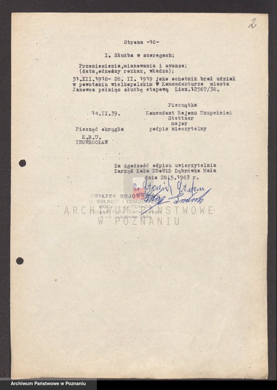 Obraz 18 z jednostki "Życiorysy powstańców wielkopolskich: B - tom Vl /Bubacz Mieczysław Marta - Bzdęga Jan/."