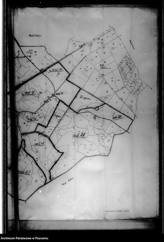 Obraz 4 z jednostki "Mapa poglądowa całości majątku Pyszczyn powiatu bydgoskiego nr 158 w skali 1:5000"