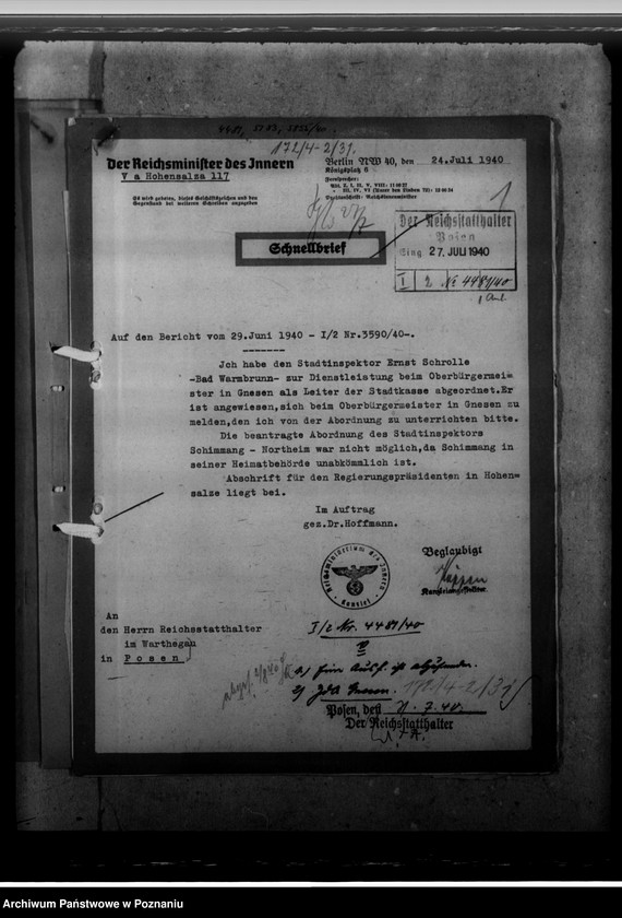 Obraz 5 z jednostki "Schrolle, Ernst; Matthä, Kurt - urzędnicy"