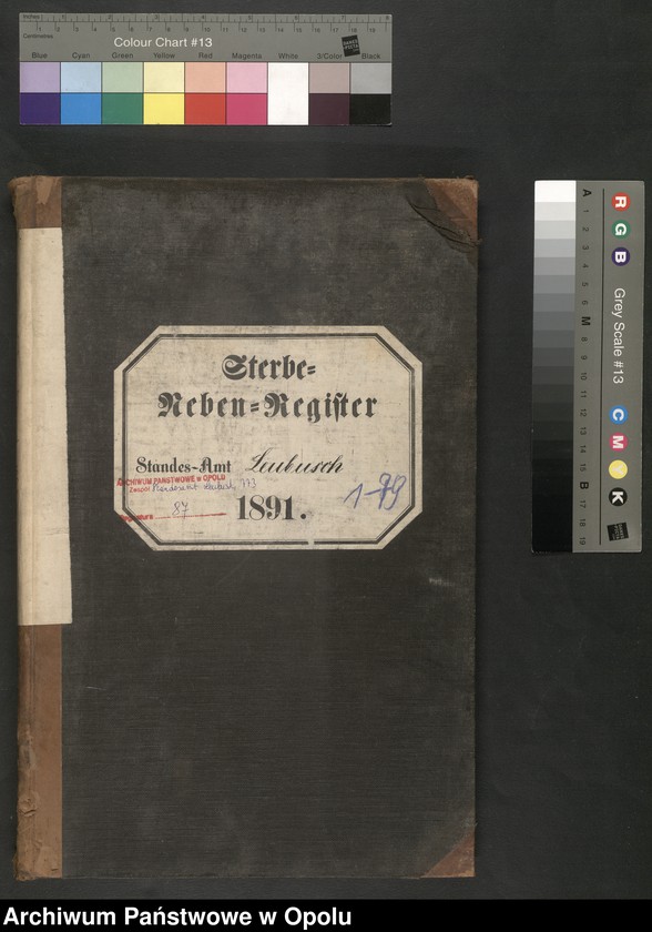 image.from.unit.number "Sterbe-Neben-Register Standes-Amt Leubusch 1891"
