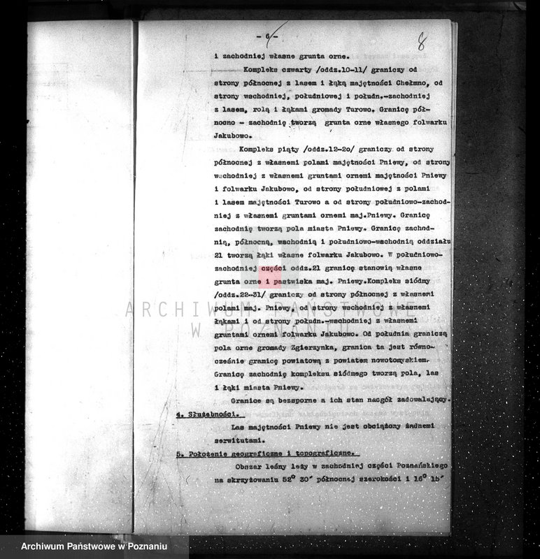 Obraz 12 z jednostki "Plan urządzenia gospodarstwa leśnego dla lasu majętności Pniewy powiat szamotulski 1937-1947"