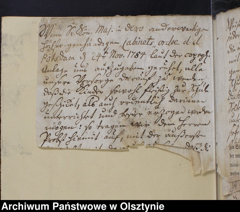 image.from.unit.number "Fernere Verordnungen, Cicularia und Correspondencen in der Schulsachen"