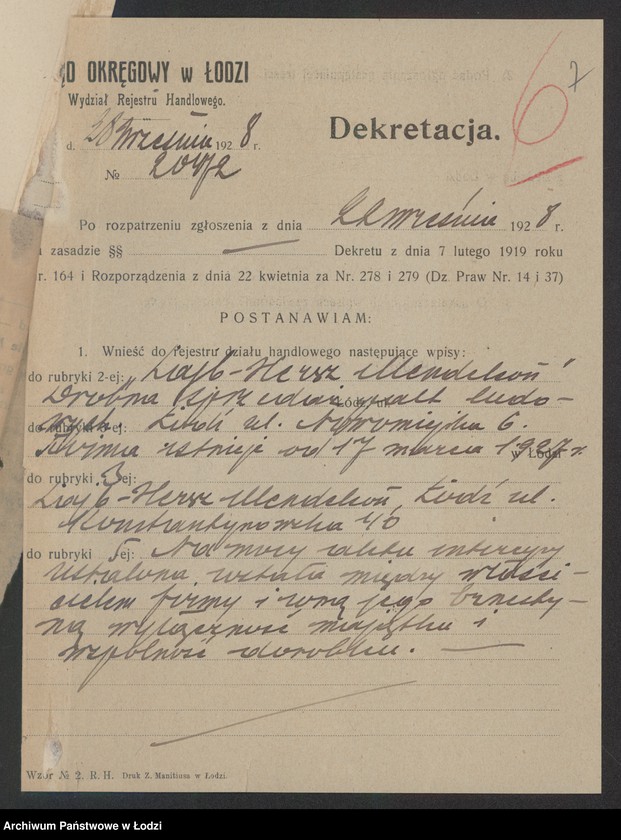 Obraz 9 z jednostki "Lajb Hersz Mendelson- drobna sprzedaż palt ludowych"