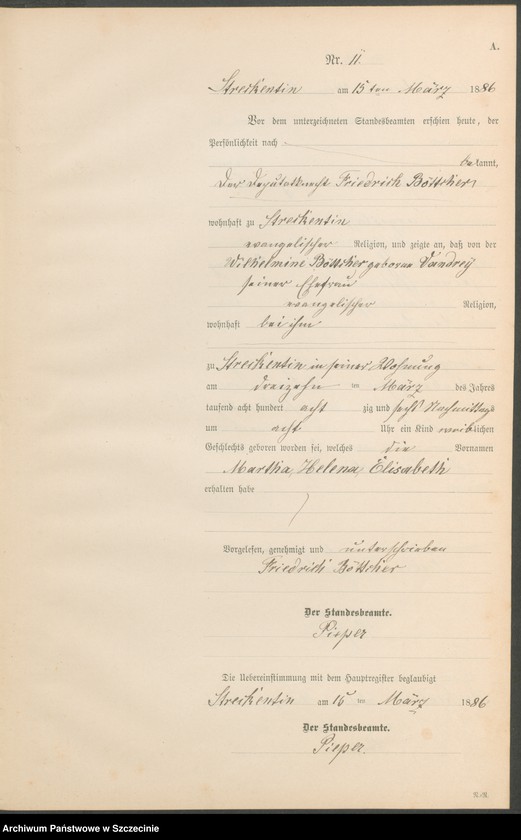 Obraz 14 z jednostki "Geburts-Register (Neben-Register)"