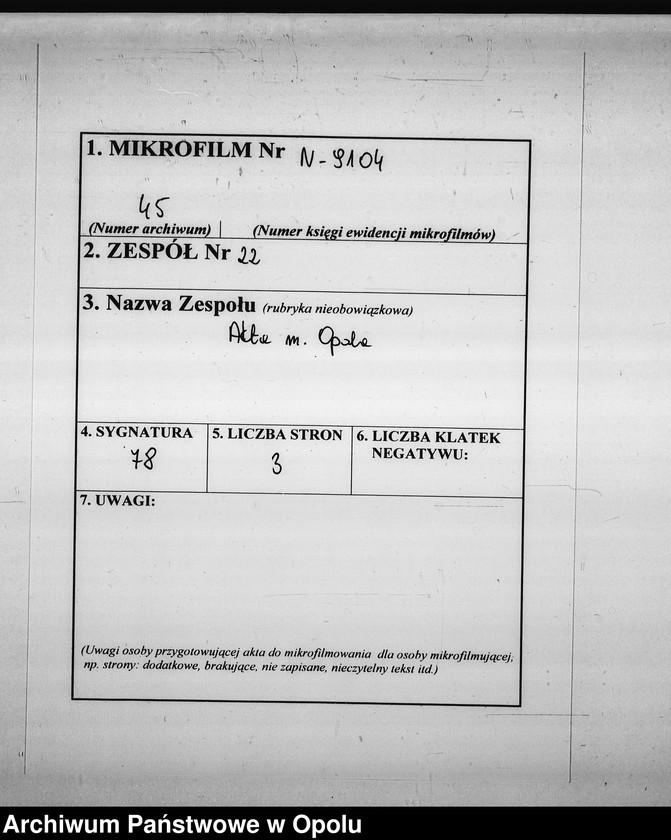 Obraz 1 z jednostki "Dotyczy kradzieży przez dragonów Kalksteina kasy w ratuszu w nocy z 17 na 18 X 1632."