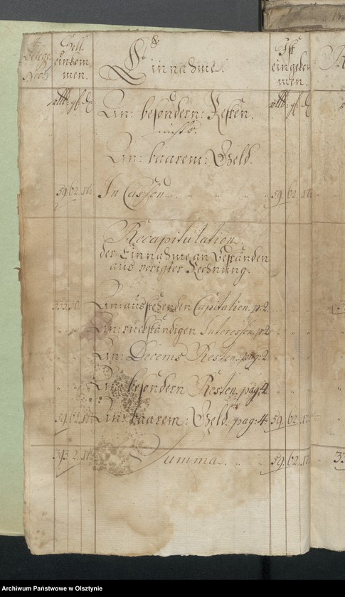 image.from.unit.number "Jahr Kirchen Rechnung der Gross Engelauschen Kirchen aller Einnahme und Ausgabe wie auch Bau-Rechnung"