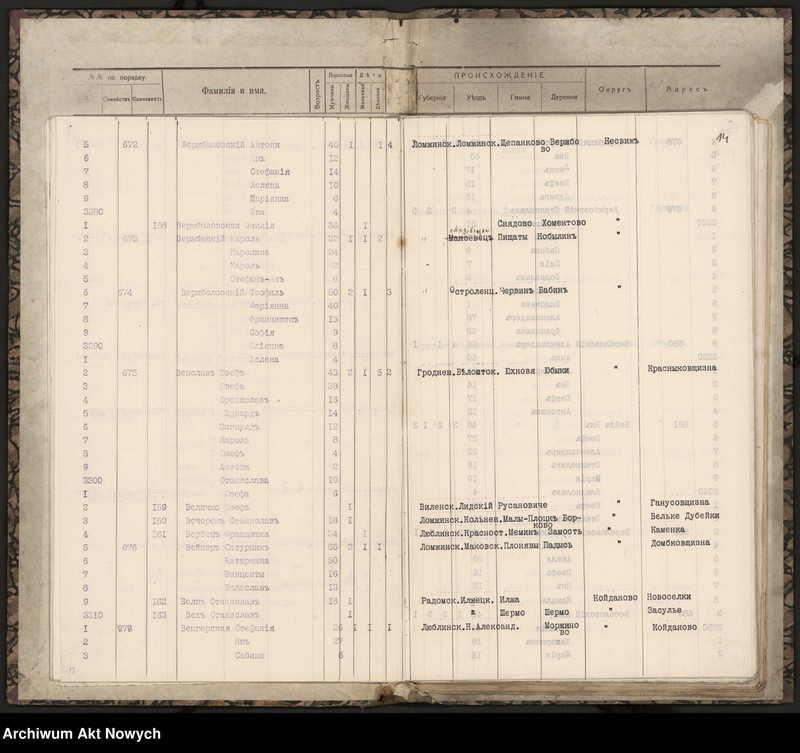 image.from.unit.number "Spis wysiedlonych. Litera W."