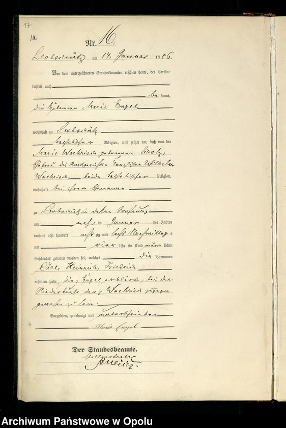image.from.unit.number "Geburts-Register (Haupt-Register) 1886 (Głubczyce)"