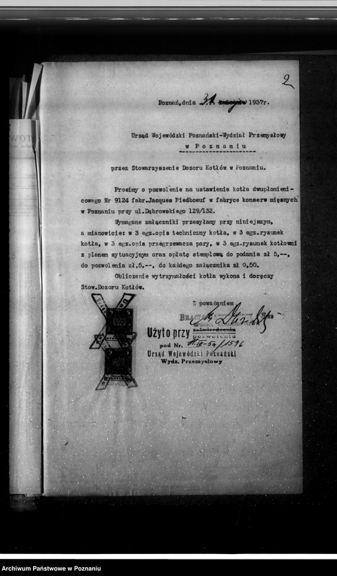 image.from.unit.number "Fabryka konserw mięsnych Bracia Dawidowscy w Poznaniu nr woj. 1596"