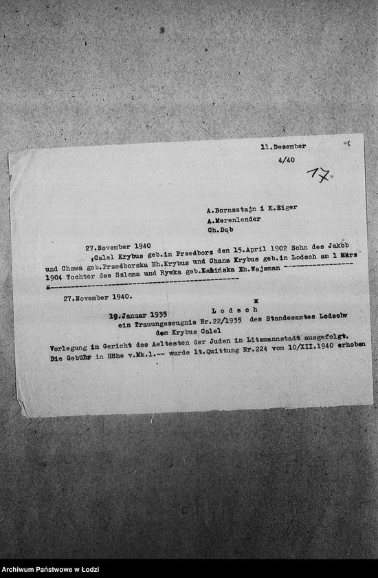 Obraz 20 z jednostki "[Sprawy rozwodowe]"