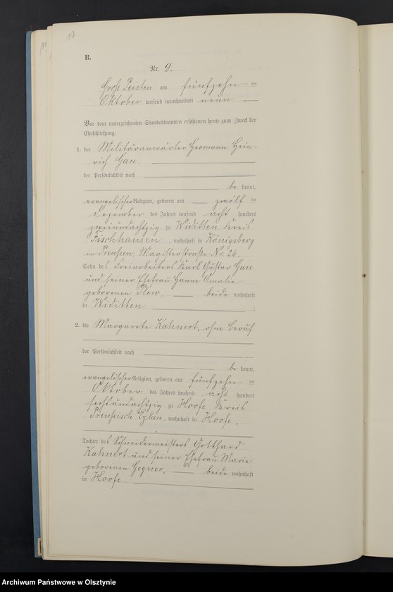 image.from.unit.number "Heiraths-Neben-Register Nr 1 - 10"