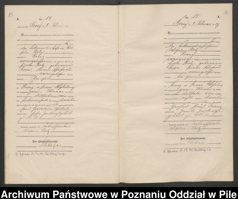 Obraz 11 z jednostki "Księga urodzeń"