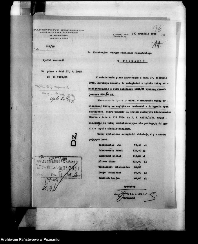 Obraz 19 z jednostki "Państwowe Gimnazjum imienia św. Jana Kantego - Poznań"