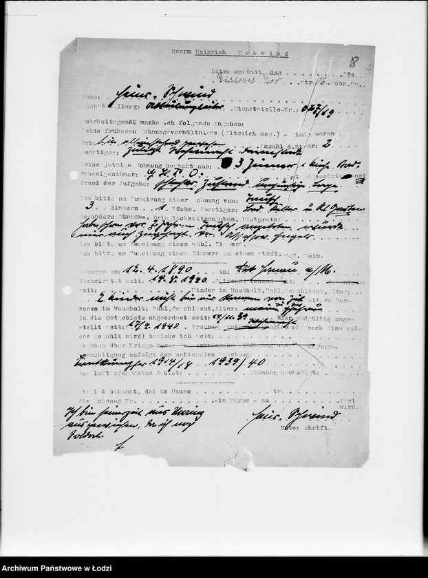 Obraz 12 z jednostki "[Ankiety personalne urzędników i robotników]"