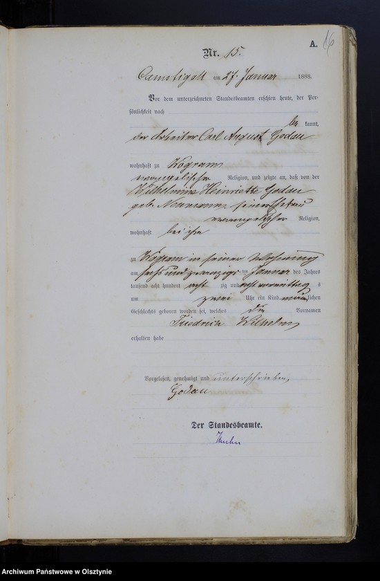 image.from.unit.number "Geburts-Haupt-Register Nr 1 - 199"