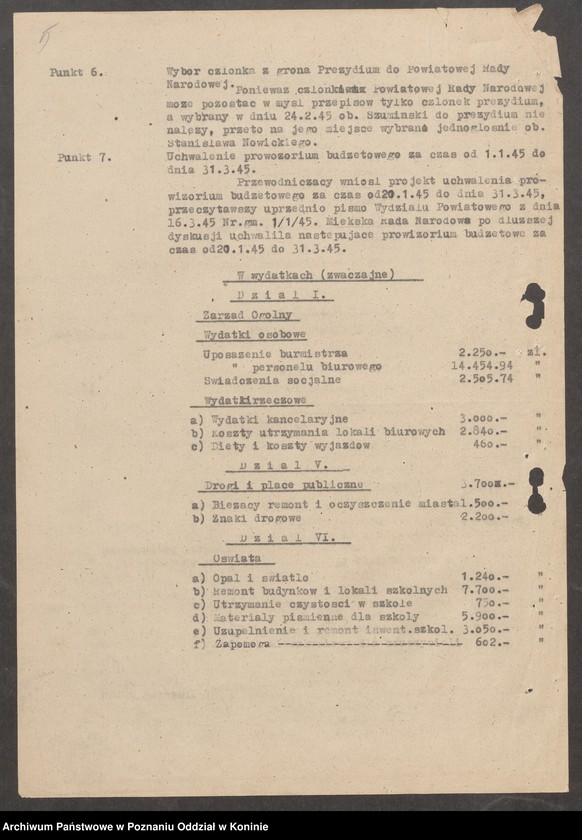 image.from.unit.number "Protokoły posiedzeń [Miejskiej Rady Narodowej]"