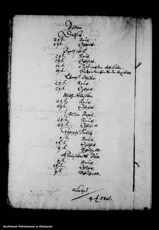 image.from.unit.number "Kirchen-Rechnung in Deutsch Eylau"