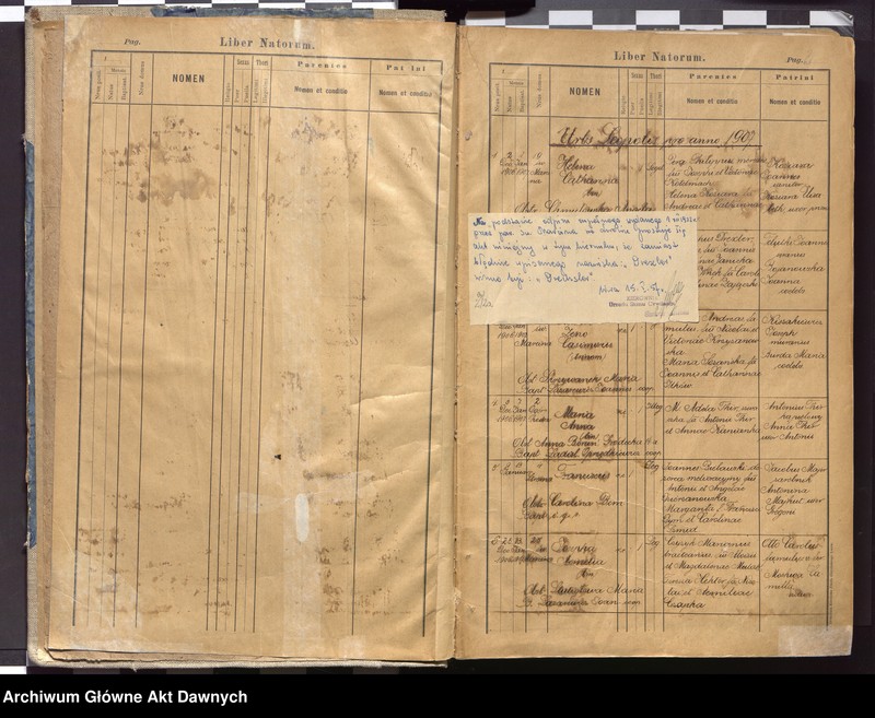 image.from.unit.number "Parafia: Lwów, par. św. Marcina. Dekanat: Lwów. Księga metrykalna urodzeń, ślubów i zgonów dla parafii miejskiej i przedmieść: Zamarstynów i Zniesienie."