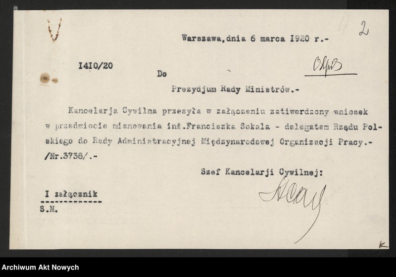 image.from.unit.number "Nominacje i dymisje w Delegacji Polskiej w Berlinie, Radzie Administracyjnej Międzynarodowej Organizacji Pracy"