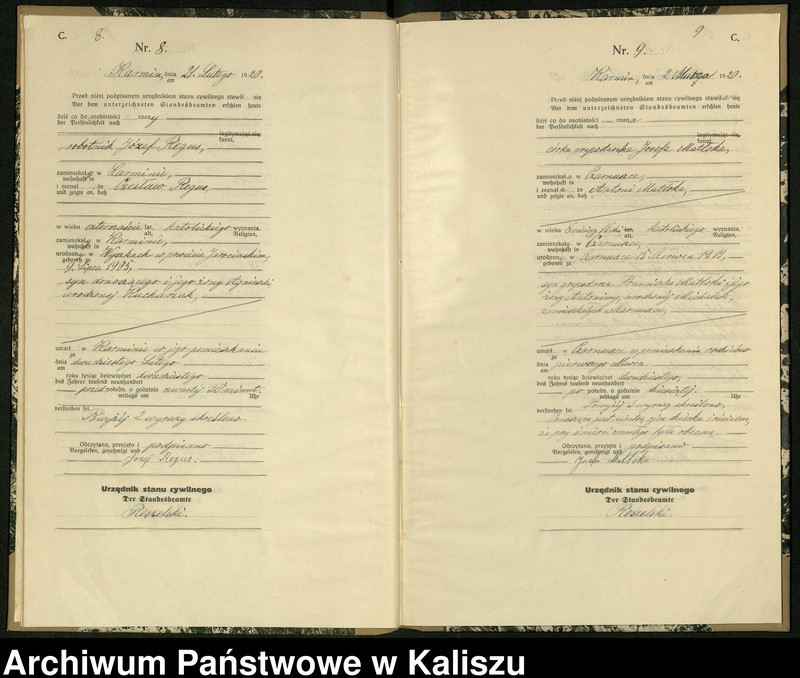 Obraz 8 z jednostki "[Księga zgonów]"